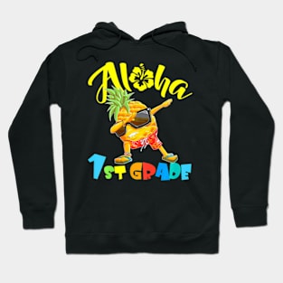 Kids Back To School First Grade Cool Dabbing Hoodie